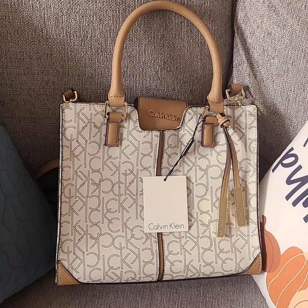 Calvin Klein monogram purse
